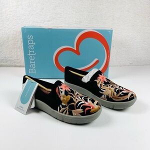 BareTraps Bonaire Floral Embroidered Slip On Sneakers
